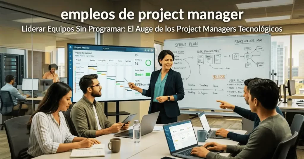 Liderar Equipos Sin Programar: El Auge de los Project Managers Tecnológicos